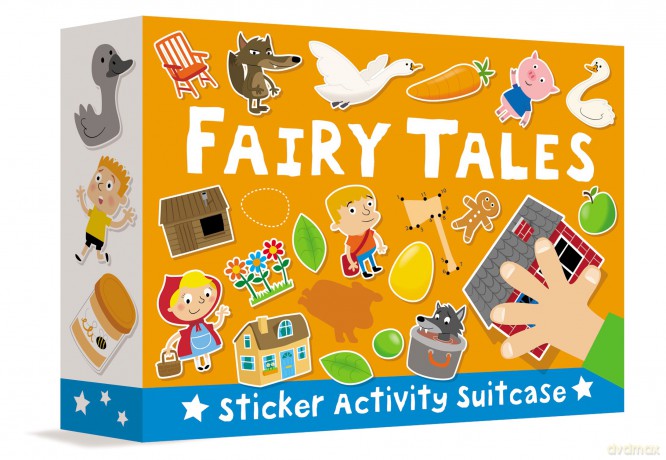 Fairy Tales Sticker Activity Suitcase: 1 - Philip Dauncey [KSIĄŻKA]