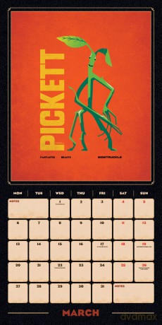Fantastic Beasts 2023 Calendar, Month To View Square Wall Calendar, Official Product (Fantastic Beasts Square Calendar) - Danilo Promotions LTD [KALENDARZ]