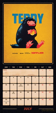 Fantastic Beasts 2023 Calendar, Month To View Square Wall Calendar, Official Product (Fantastic Beasts Square Calendar) - Danilo Promotions LTD [KALENDARZ]