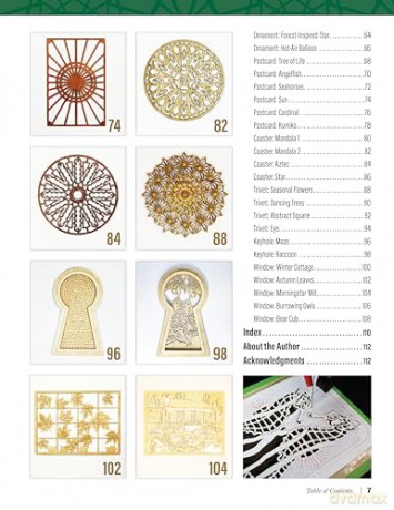 Fantastic Fretwork Patterns for the Scroll Saw: Amazing Designs for Ornaments, Coasters, Trivets, and Wall Art - Charles R. Hand [KSIĄŻKA]