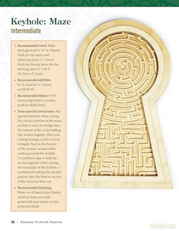 Fantastic Fretwork Patterns for the Scroll Saw: Amazing Designs for Ornaments, Coasters, Trivets, and Wall Art - Charles R. Hand [KSIĄŻKA]