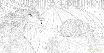 Fantastic Worlds Coloring Book (Dover Adult Coloring Books) - Alessandra Fusi [KSIĄŻKA]