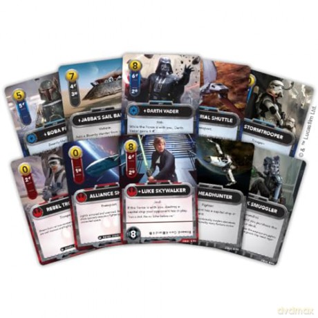 Fantasy Flight Games | Star Wars: The Deck-Building Game | Strategy Card Game | Ages 12+ | 2 Players | 30 Minutes Playing Time [KSIĄŻKA]