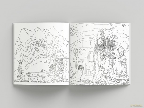 Fantasy Forest Coloring Book: John Bauer's World of Fairies and Trolls - Bauer. John [KSIĄŻKA]