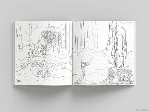Fantasy Forest Coloring Book: John Bauer's World of Fairies and Trolls - Bauer. John [KSIĄŻKA]