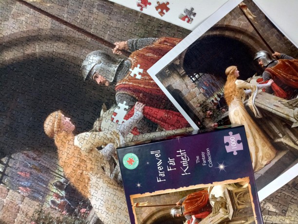 Farewell Fair Knight 1000 Piece Adult Jigsaw Puzzle [PUZZLE]