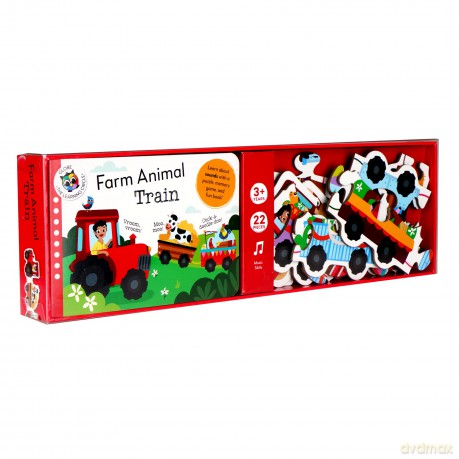 Farm Animal Train (Learning Train) [KSIĄŻKA]