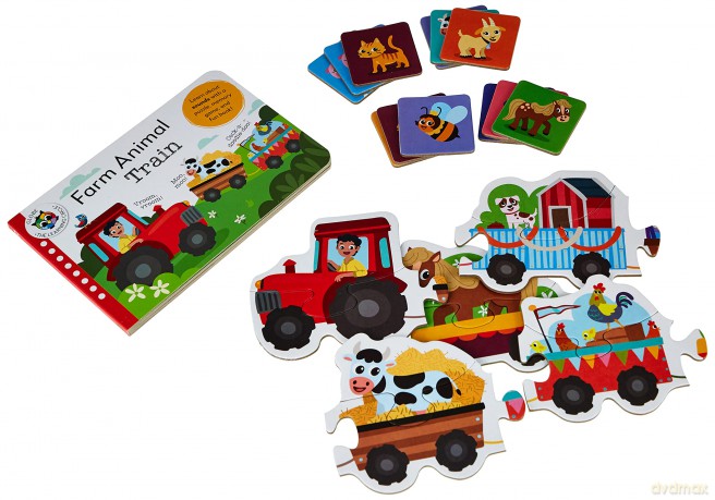 Farm Animal Train (Learning Train) [KSIĄŻKA]