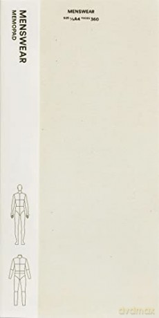 Fashionary Menswear Memopad - Fashionary [KSIĄŻKA]