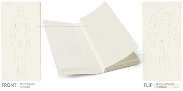 Fashionary Menswear Memopad - Fashionary [KSIĄŻKA]