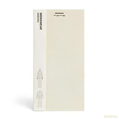 Fashionary Menswear Memopad - Fashionary [KSIĄŻKA]