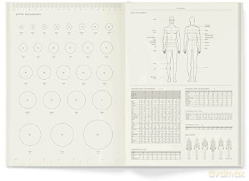 Fashionary Menswear Sketchbook A4 - Fashionary [KSIĄŻKA]