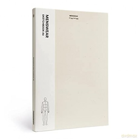 Fashionary Menswear Sketchbook A5 - Fashionary [KSIĄŻKA]