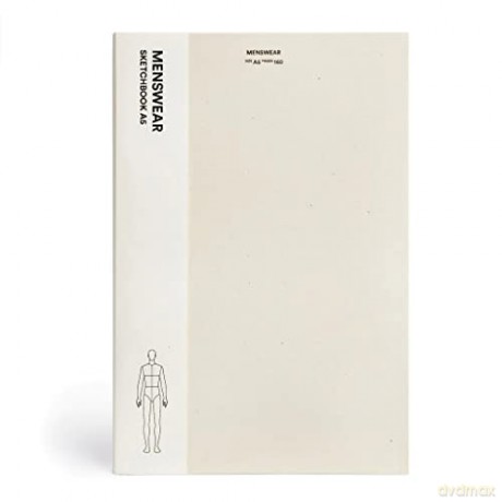 Fashionary Menswear Sketchbook A5 - Fashionary [KSIĄŻKA]