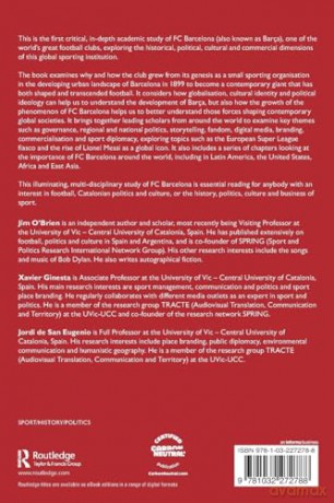 FC Barcelona: History, Politics and Identity - Jim O'Brien [KSIĄŻKA]