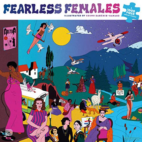Fearless Females: A 1000 Piece Jigsaw Puzzle - Danchin-Hamard [KSIĄŻKA]