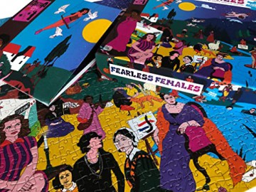 Fearless Females: A 1000 Piece Jigsaw Puzzle - Danchin-Hamard [KSIĄŻKA]