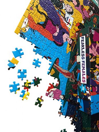 Fearless Females: A 1000 Piece Jigsaw Puzzle - Danchin-Hamard [KSIĄŻKA]
