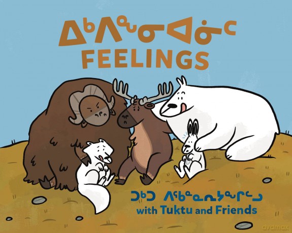 Feelings with Tuktu and Friends: Bilingual Inuktitut and English Edition - Nadia Sammurtok [KSIĄŻKA]