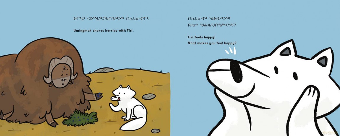 Feelings with Tuktu and Friends: Bilingual Inuktitut and English Edition - Nadia Sammurtok [KSIĄŻKA]