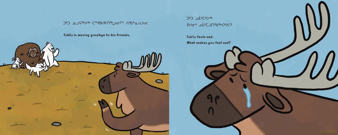 Feelings with Tuktu and Friends: Bilingual Inuktitut and English Edition - Nadia Sammurtok [KSIĄŻKA]