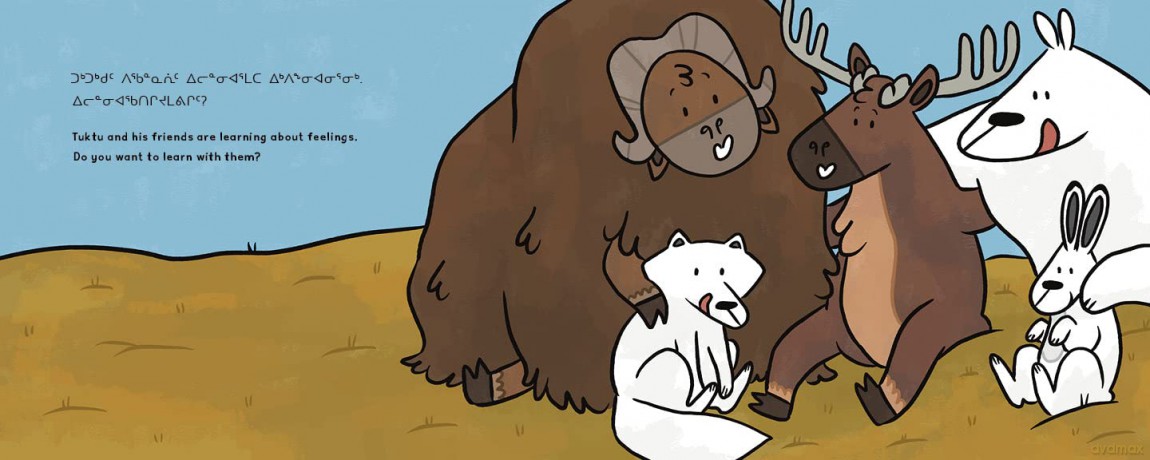 Feelings with Tuktu and Friends: Bilingual Inuktitut and English Edition - Nadia Sammurtok [KSIĄŻKA]