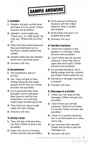 Fiction comprehension challenge cards for gifted readers Ages 7-8 to help master reading skills. (Fast Finishers English) - Pam Dowson [KSIĄŻKA]