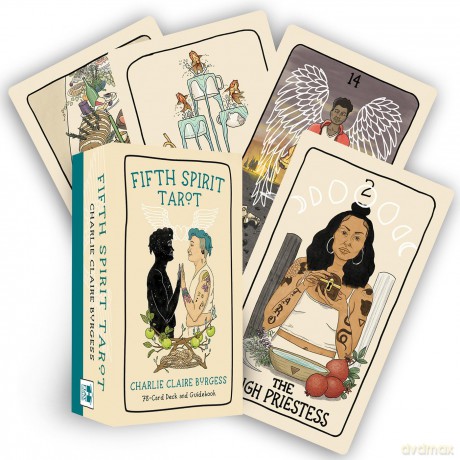 Fifth Spirit Tarot: A 78-Card Deck and Guidebook - Charlie Claire Burgess [KSIĄŻKA]