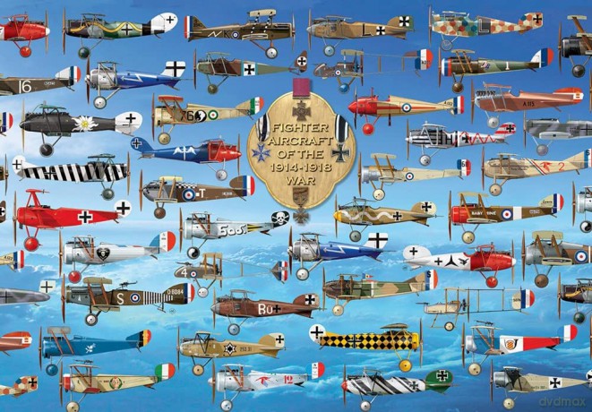 Fighter Aircraft of the 1914-1918 War: 1000 Piece Jigsaw - Harry Dempsey [KSIĄŻKA]
