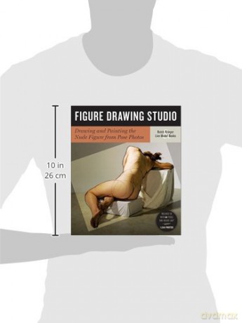 Figure Drawing Studio: Drawing and Painting the Nude Figure from Pose Photos - Butch Krieger and Live Model Books [KSIĄŻKA]