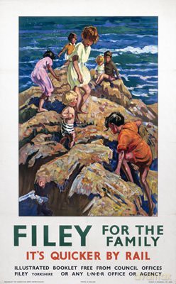 Filey for the Family LNER - Art Canvas - 30x45cm [KSIĄŻKA]