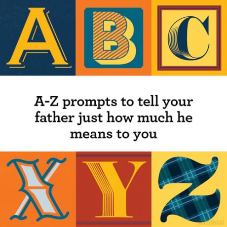 Fill-in A to Z of You and Me: For My Dad: For Dad - Chronicle Books [KSIĄŻKA]