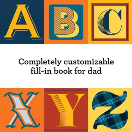 Fill-in A to Z of You and Me: For My Dad: For Dad - Chronicle Books [KSIĄŻKA]