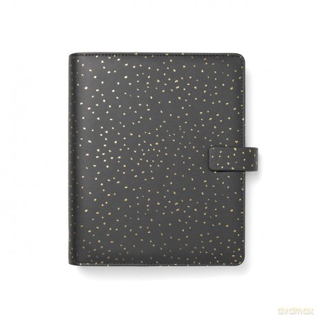 Filofax A5 Confetti Charcoal Organiser