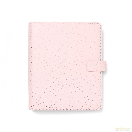 Filofax A5 Confetti Rose Quartz Organiser