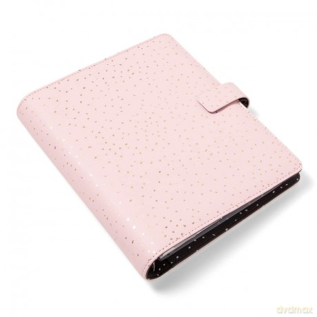 Filofax A5 Confetti Rose Quartz Organiser
