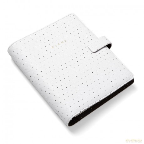 Filofax A5 Moonlight Organiser - white