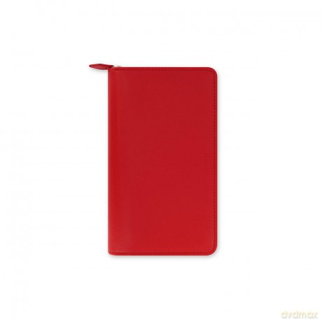 Filofax Compact Saffiano Zip Poppy Organiser