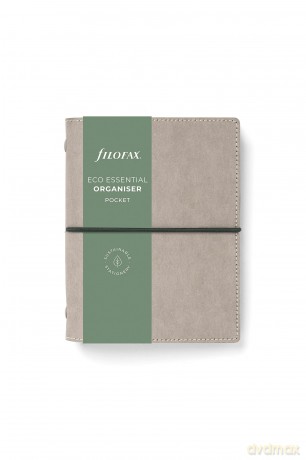 Filofax Eco Essential Pocket organiser - Ash Grey [KSIĄŻKA]