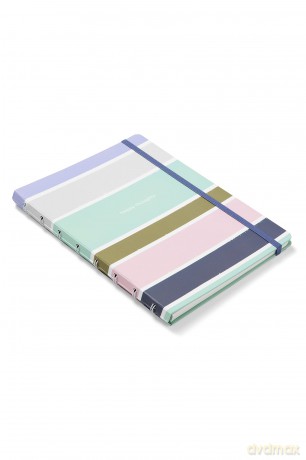 Filofax Good Vibes A5 Refillable Notebook - Stripes [KSIĄŻKA]