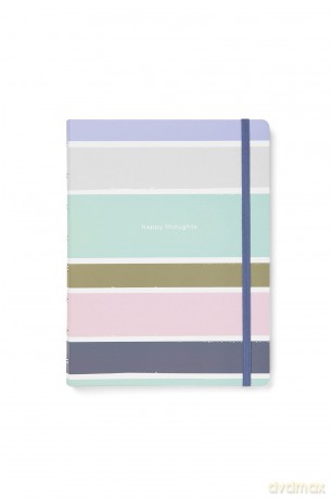 Filofax Good Vibes A5 Refillable Notebook - Stripes [KSIĄŻKA]
