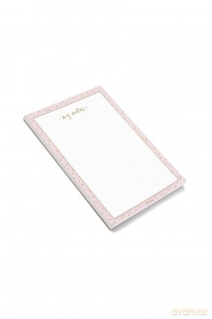 Filofax My Notes A5 Notepad - Confetti, White [KSIĄŻKA]