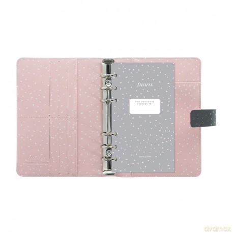 Filofax Personal Confetti Charcoal Organiser