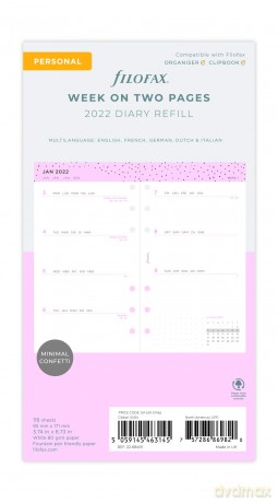 FILOFAX Personal Confetti Week ON Two PA [KSIĄŻKA]