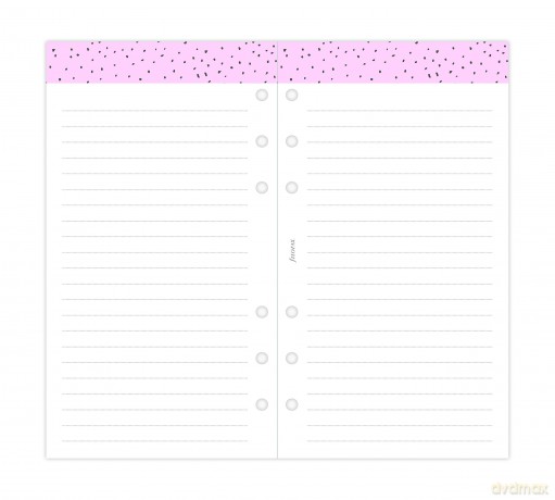 FILOFAX Personal Confetti Week ON Two PA [KSIĄŻKA]