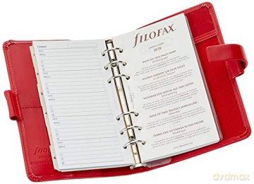 Filofax Personal Metropol red organiser [KSIĄŻKA]