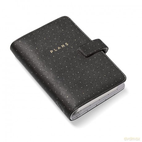 Filofax Personal Moonlight Organiser - black