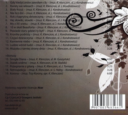 KLENCZON K DZIESIĘĆ W SKALI BE [CD]