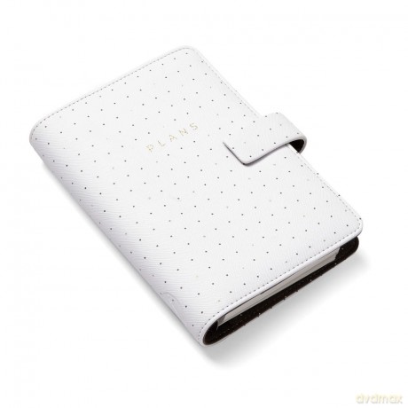 Filofax Personal Moonlight Organiser - white