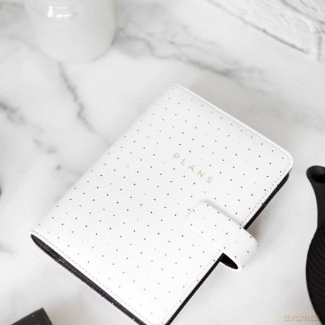 Filofax Personal Moonlight Organiser - white